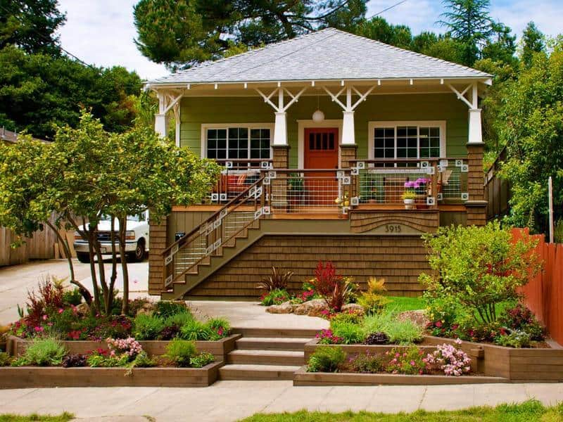 Rustic frontyard landscaping ideas and tips