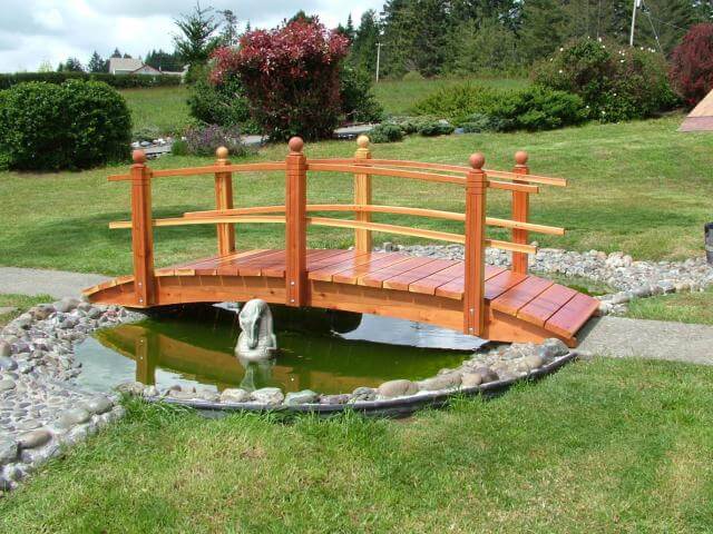 small bridge for small backyards