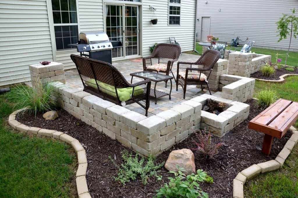 Home Landscaping Paver Patio Designs Diy How To Make Backyard For Backyard Paver Patio Ideas Plan
