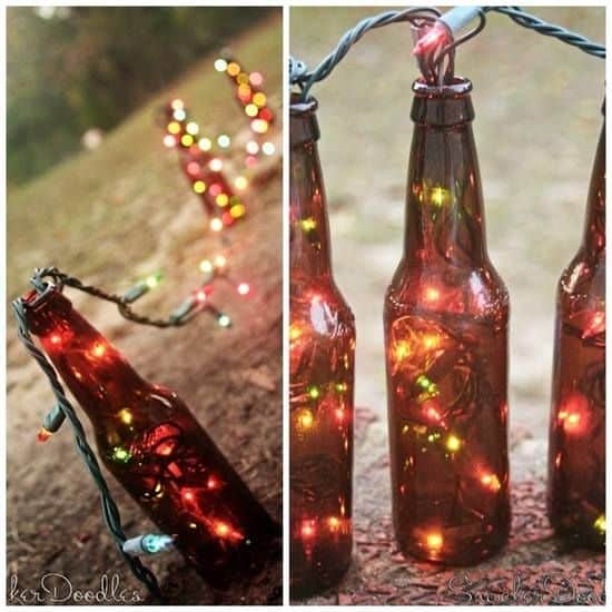 christmas beer lights