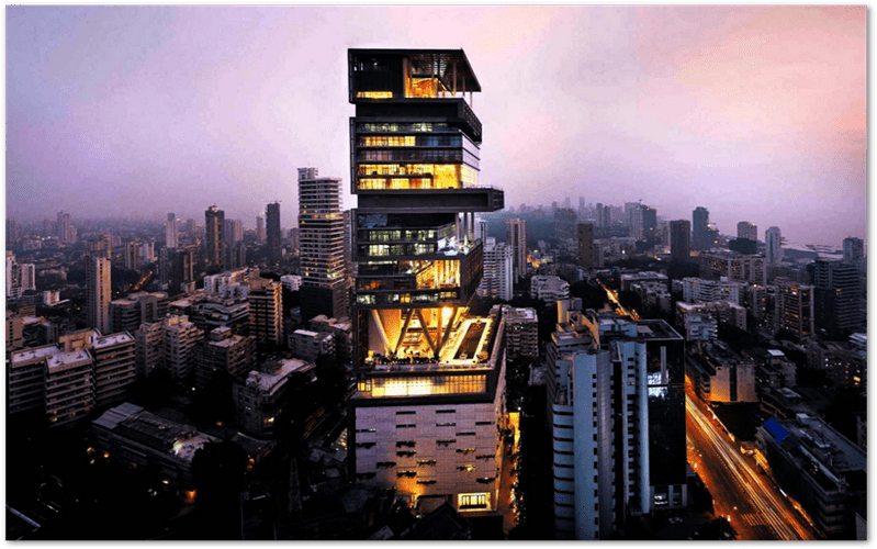Antilla - South Mumbai, India - worlds most expensive home