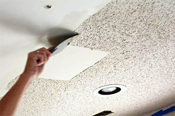 popcorn ceiling removal cost and how to remove it yourself