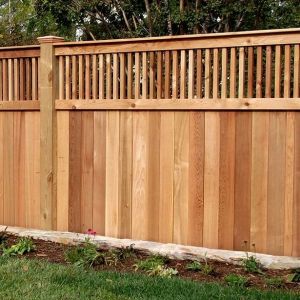 what's the average cost of a cedar fence