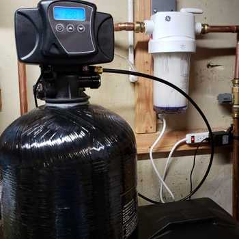water softener installation cost
